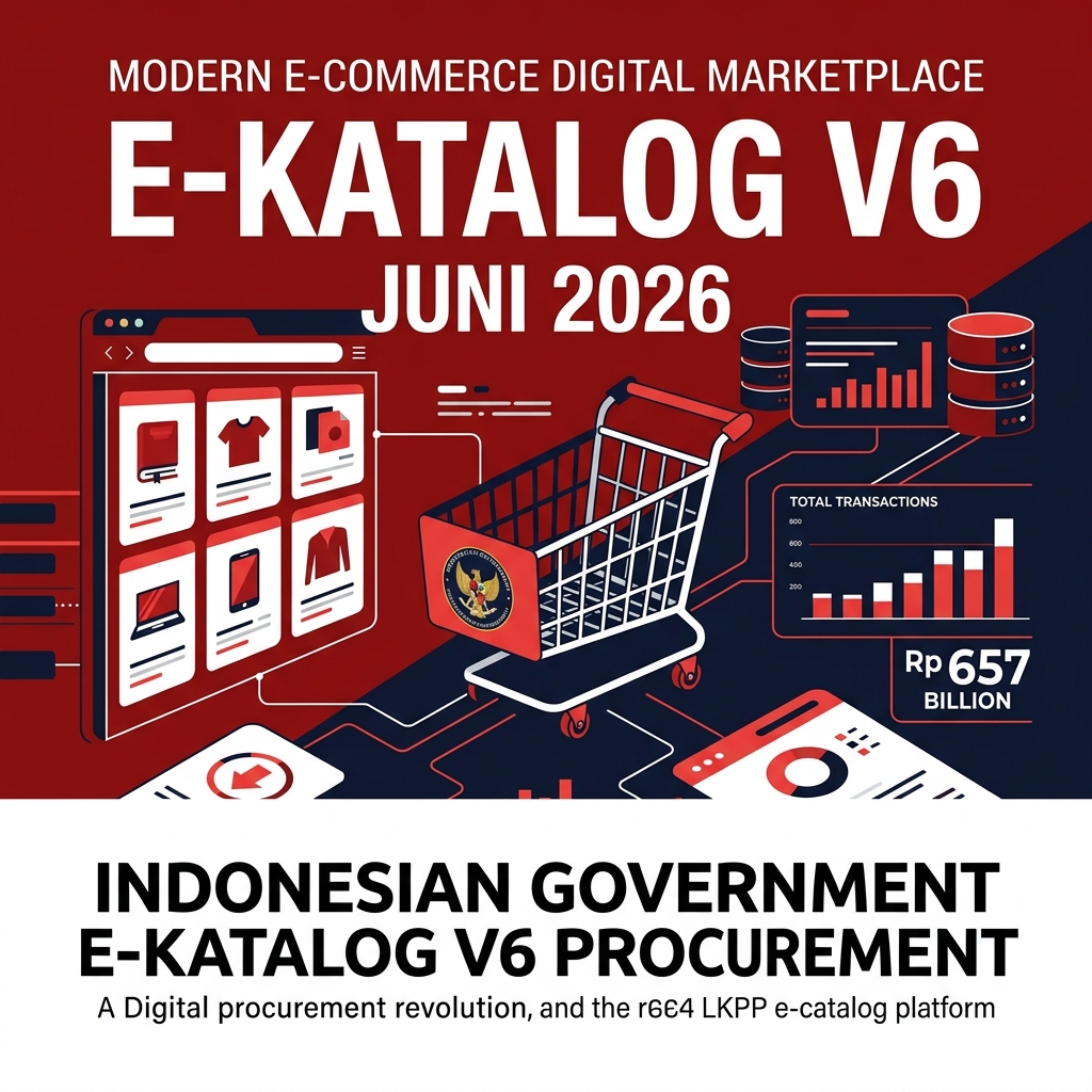 Belanja E-Katalog V6 per 12 Juni 2026: 8.874 Transaksi Senilai Rp 657 Miliar, PU dan Dinkes Pimpin