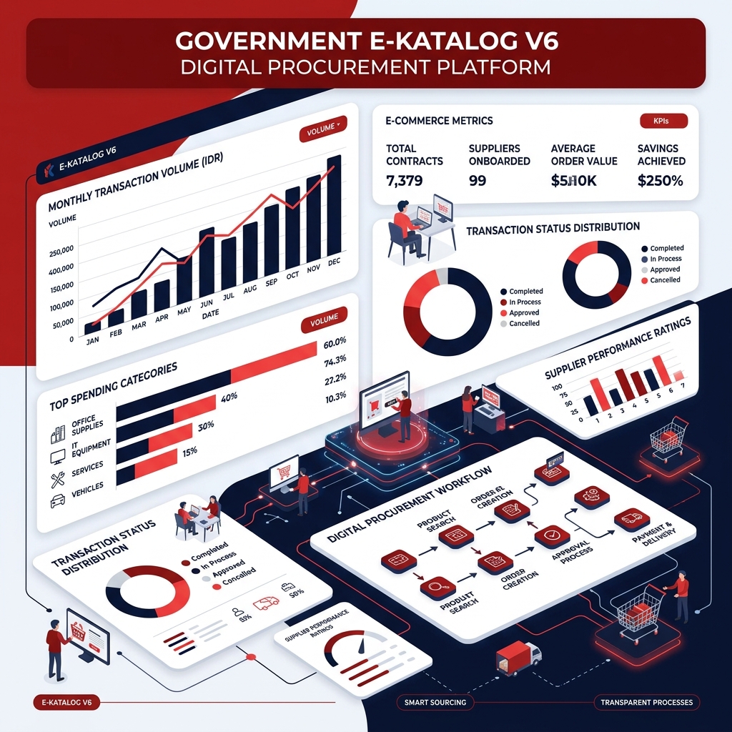 Analisis Transaksi E-Katalog 26 Mei 2026: Belanja Satset Pemerintah Tembus Rp 4,34 Triliun