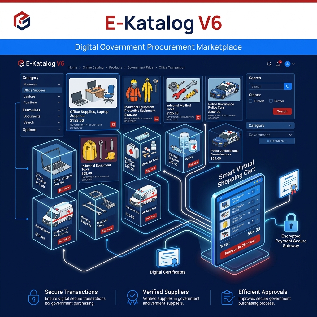 Belanja E-Katalog V6 Tembus Rp 996 Miliar pada 9 Juni 2026: Kementerian Pertanian Mendominasi