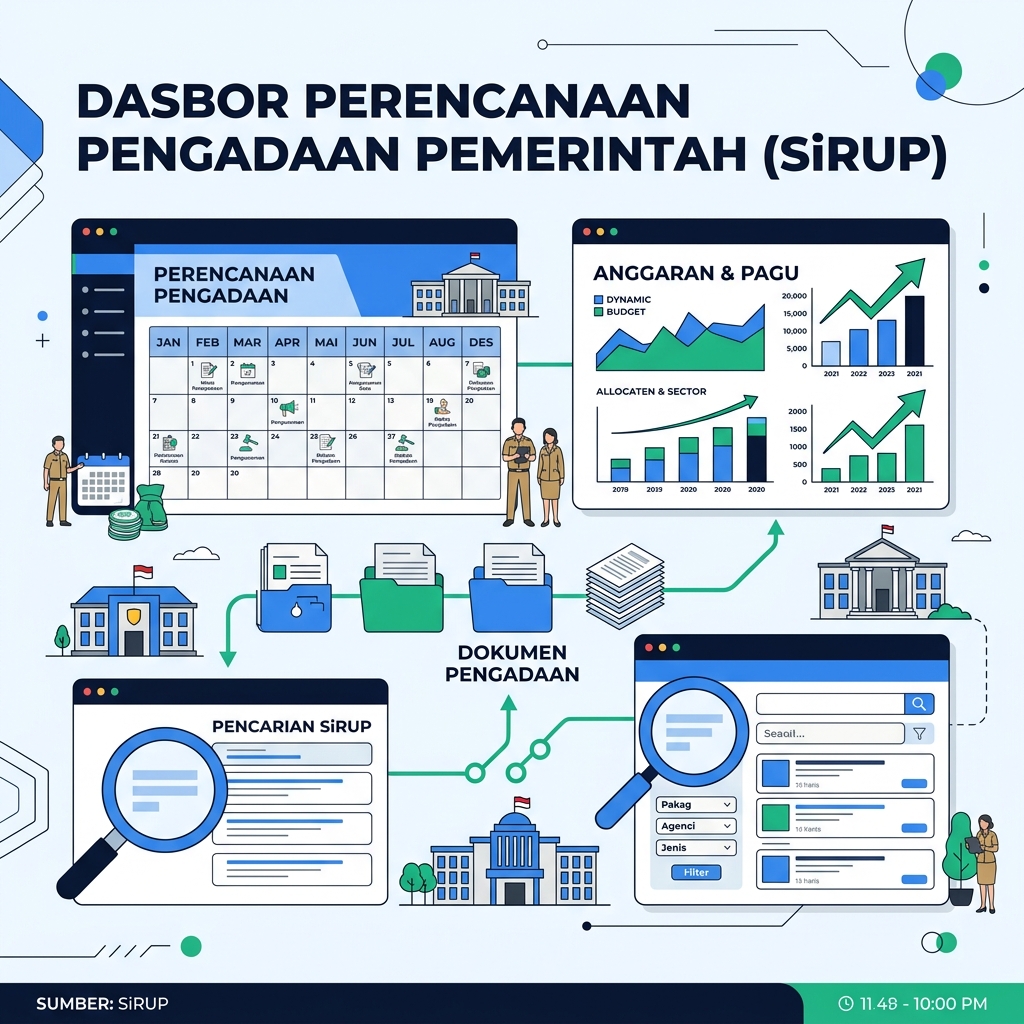 Rekap Rencana Belanja SiRUP 11 Juni 2026: Anggaran Baru Capai Rp 3,21 Triliun