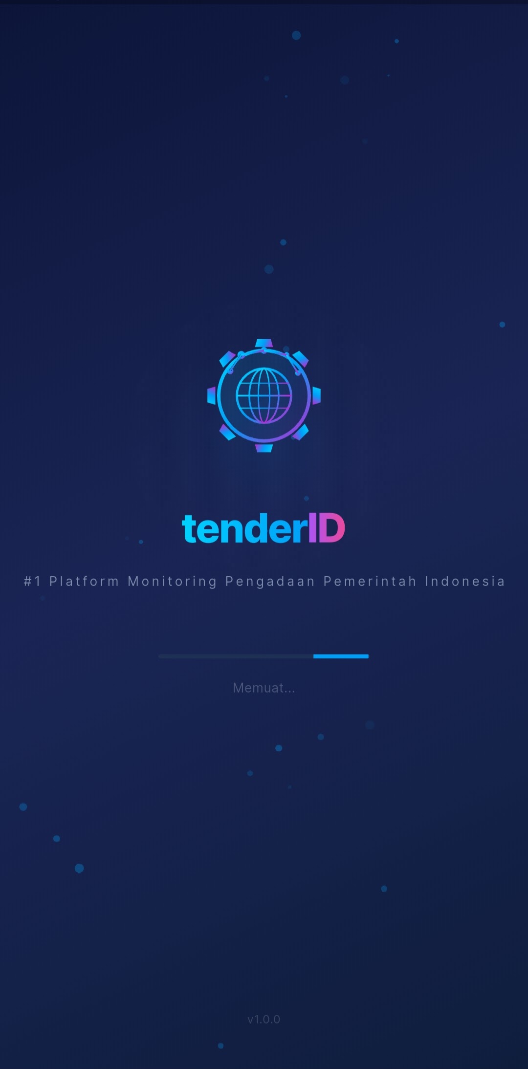 TenderID Mobile - Splash Screen
